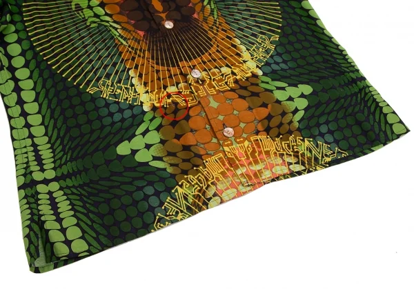 Jean-Paul GAULTIER CLASSIQUE Psychedelic Printed Rayon Shirt K-127422_009