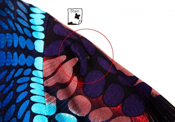 Jean-Paul GAULTIER CLASSIQUE Psychedelic Printed Rayon Shirt K-127423_013