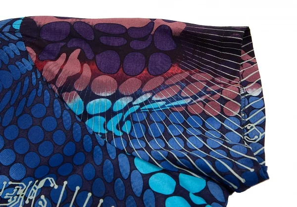 Jean-Paul GAULTIER CLASSIQUE Psychedelic Printed Rayon Shirt K-127423_006