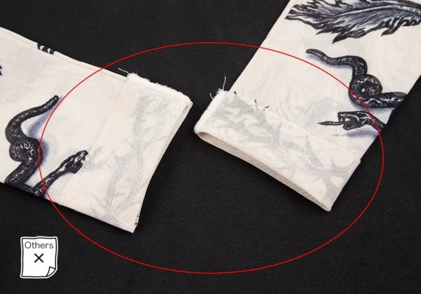 Jean-Paul GAULTIER HOMME Dragon Printed Mesh Sleeves T Shirt K-127426_007