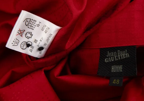 Jean-Paul GAULTIER HOMME Lattice Long Sleeve Shirt K-127428_017