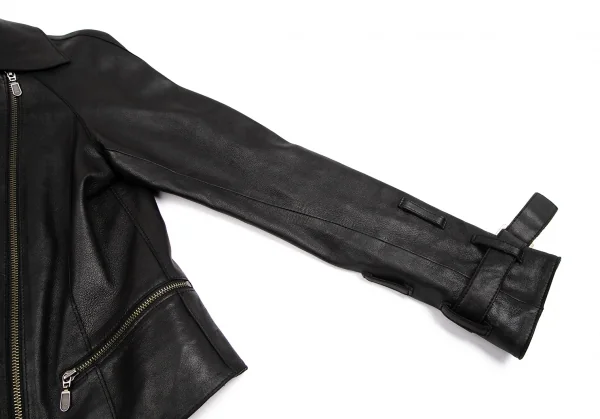 YOSHIE INABA L'EQUIPE Fur Leather Motorcycle Jacket K-127435_006