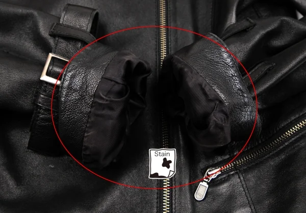 YOSHIE INABA L'EQUIPE Fur Leather Motorcycle Jacket K-127435_008