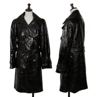 YOSHIE INABA L'EQUIPE Coating Leather Coat