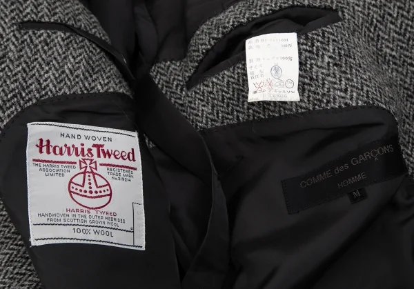 コムデギャルソンオムCOMME des GARCONS HOMME ウールハリスツイード
