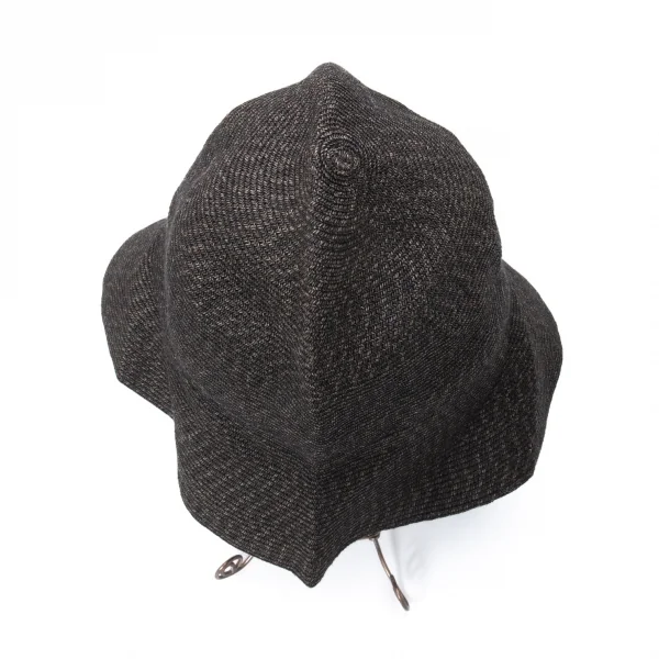 レキップ ヨシエイナバL'EQUIPE YOSHIE INABA ペーパーレーヨンバケットハット チャコール K-127449_006