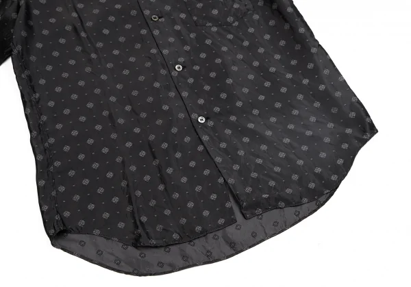 BLACK COMME des GARCONS Geometric Jacquard Shirt K-127469_010