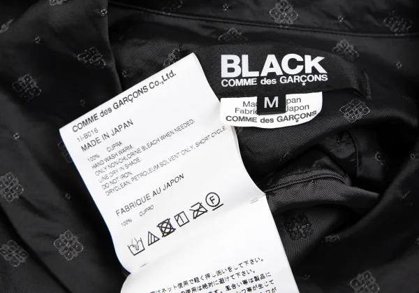 BLACK COMME des GARCONS Geometric Jacquard Shirt K-127469_015