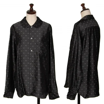 BLACK COMME des GARCONS Geometric Jacquard Shirt