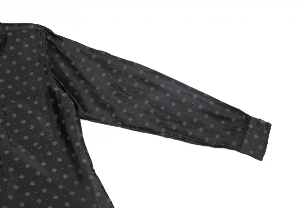 BLACK COMME des GARCONS Geometric Jacquard Shirt K-127469_007