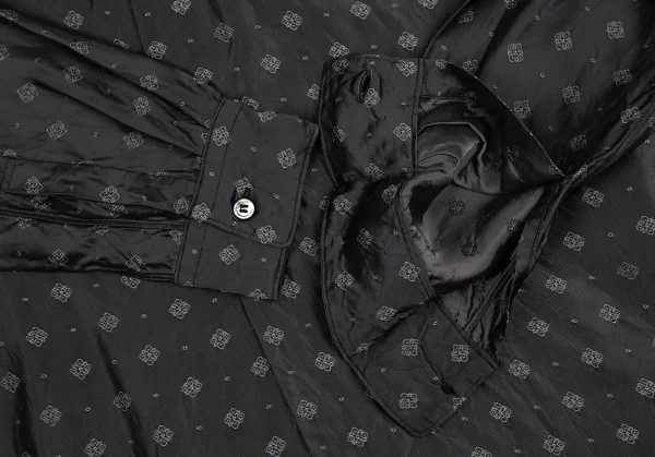 BLACK COMME des GARCONS Geometric Jacquard Shirt K-127469_008