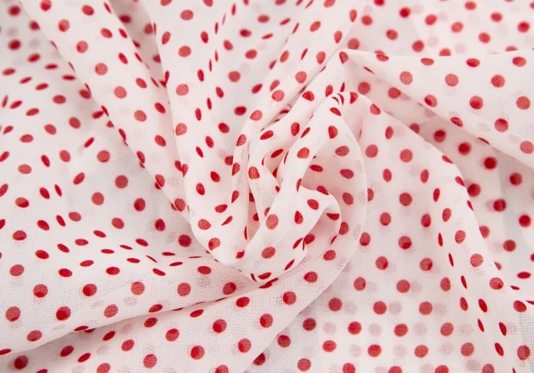 COMME des GARCONS Poly Round Collar Dot Long Shirt K-127472_013