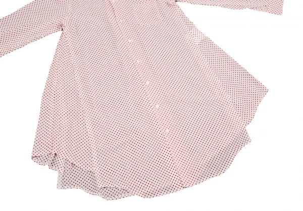 COMME des GARCONS Poly Round Collar Dot Long Shirt K-127472_009