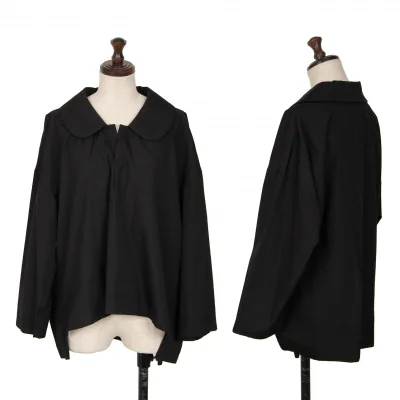 COMME des GARCONS Cotton Gabardine Round Collar Shirt