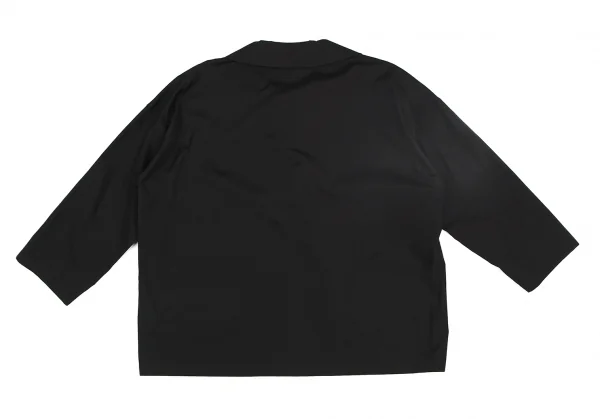 COMME des GARCONS Cotton Gabardine Round Collar Shirt K-127473_009