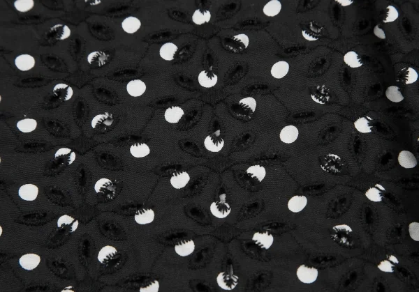 COMME des GARCONS Cotton Dot Floral Hole Design Shirt K-127474_011