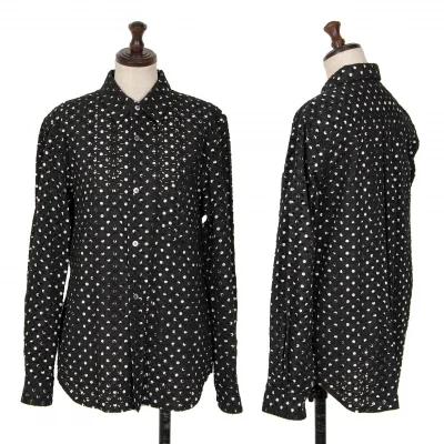 COMME des GARCONS Cotton Dot Floral Hole Design Shirt