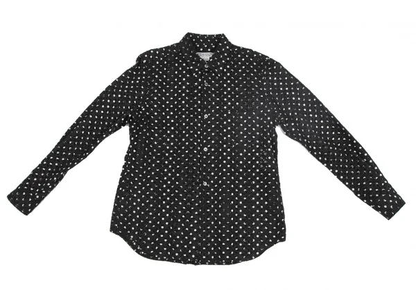 COMME des GARCONS Cotton Dot Floral Hole Design Shirt K-127474_002
