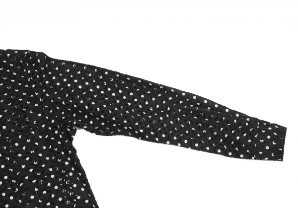 COMME des GARCONS Cotton Dot Floral Hole Design Shirt K-127474_007