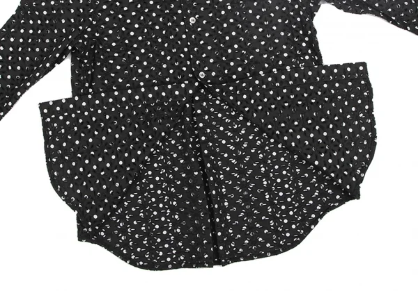 COMME des GARCONS Cotton Dot Floral Hole Design Shirt K-127474_009