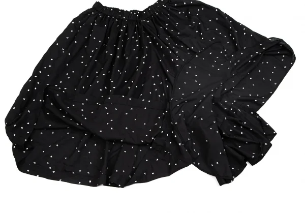 コムコム コムデギャルソンCOMME des GARCONS ポリドットエンブロイダリーセットアップ 黒白L・S K-127477_017