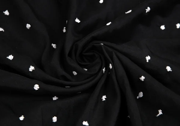 コムコム コムデギャルソンCOMME des GARCONS ポリドットエンブロイダリーセットアップ 黒白L・S K-127477_019