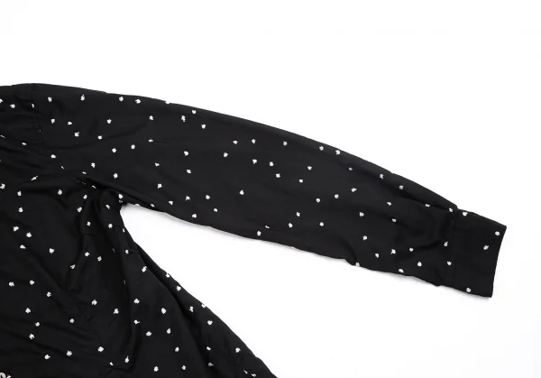 コムコム コムデギャルソンCOMME des GARCONS ポリドットエンブロイダリーセットアップ 黒白L・S K-127477_007