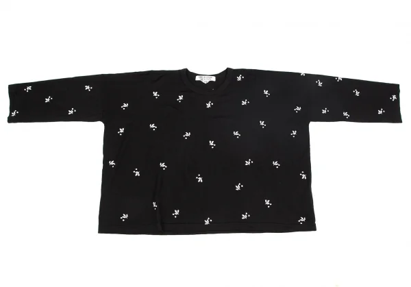 COMME des GARCONS COMME des GARCONS Embroidery Wide Wool Knit Sweater K-127478_002