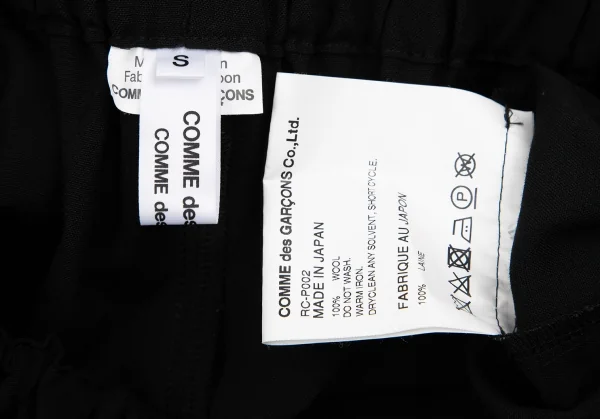 COMME des GARCONS COMME des GARCONS Wool Out Pocket Pants K-127483_013