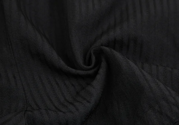 コムコム コムデギャルソンCOMME des GARCONS ウールストライプジャガードワイドハーフパンツ 黒S K-127486_010