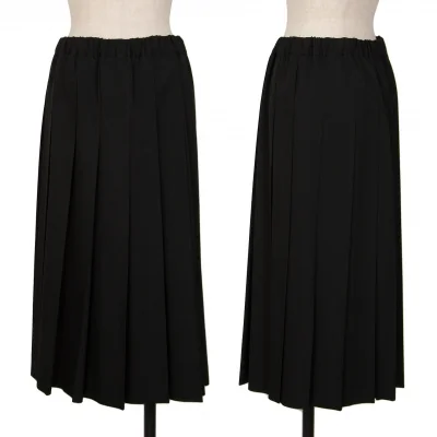 COMME des GARCONS COMME des GARCONS Wool Gaba Pleats Skirt