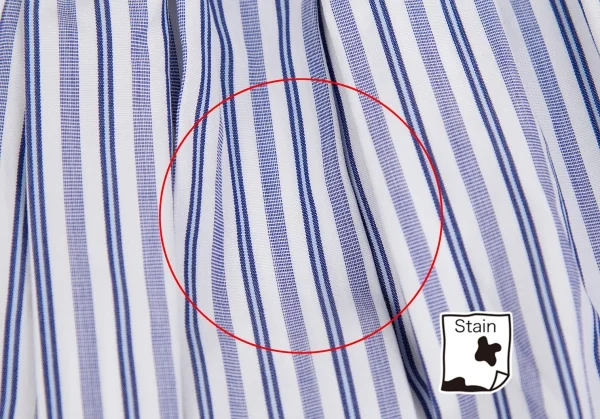 新品同様　コムデギャルソン　バルーンスカート　ストライプ　コムコム　ウエストゴム コムコム コムデギャルソンCOMME des GARCONS コットン裾ゴム