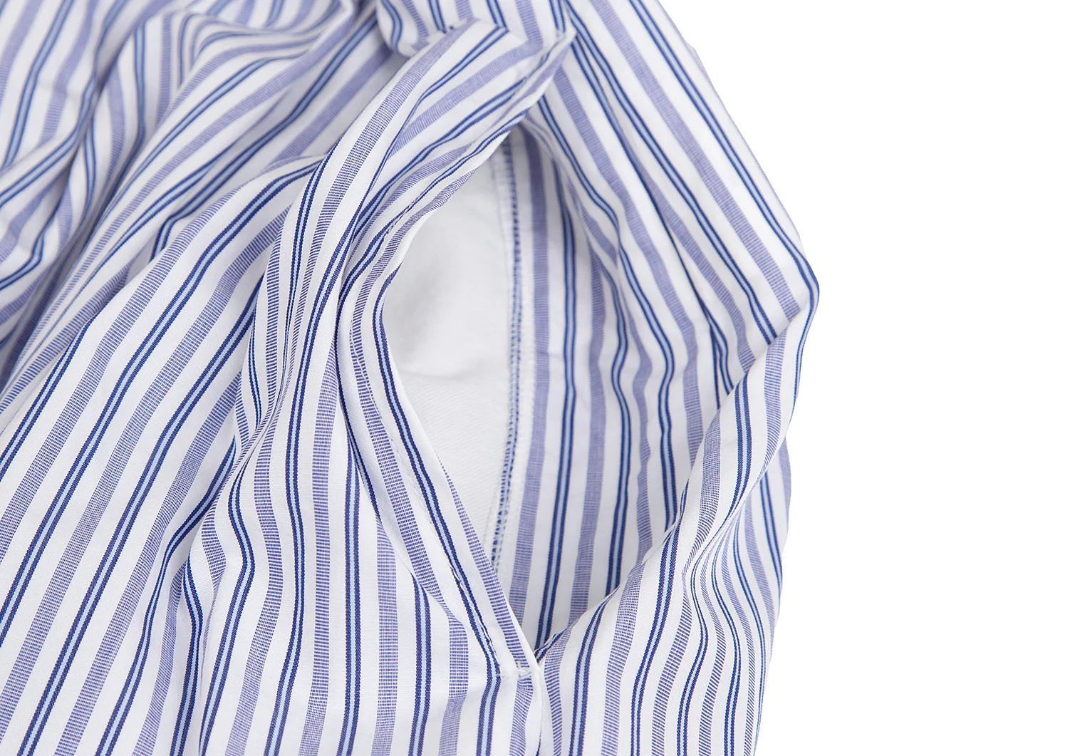 COMME des GARCONS Hem Elastic Stripe Balloon Skirt White