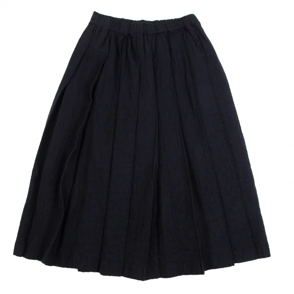 COMME des GARCONS Fulling Wool Pleats Skirt K-127493_002
