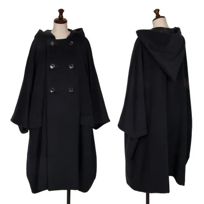 COMME des GARCONS Angola Wool Poncho Coat