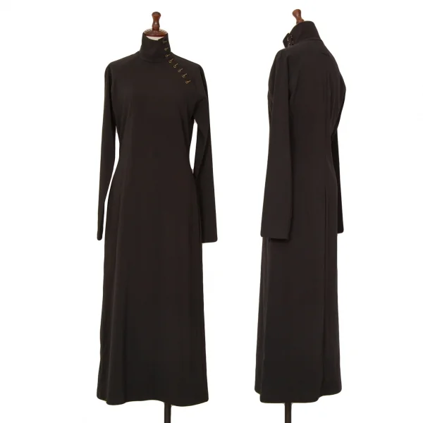 Jean-Paul GAULTIER CLASSIQUE Hook Neck Dress Black 40 K-127510_001
