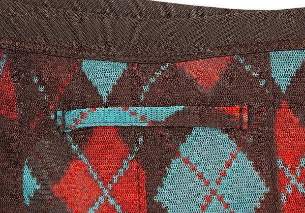 Jean-Paul GAULTIER FEMME Argyle Printed Mesh Skirt K-127513_009