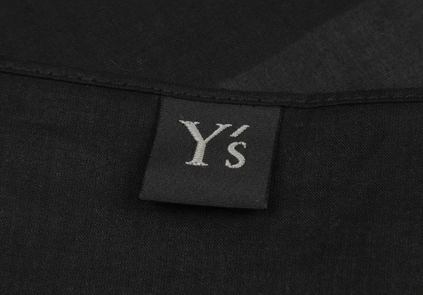 ワイズY's 達筆ロゴプリントスカーフ 黒 K-127522_006