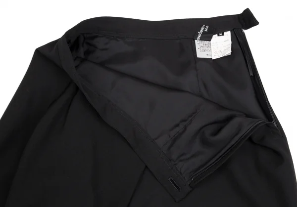 トリココムデギャルソンtricot COMME des GARCONSウールギャバダブルボタンピークドラペルセットアップ 黒M K-127529_014
