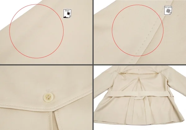 ヴィヴィアンタムVIVIENNE TAM チャイナボタンショートトレンチ