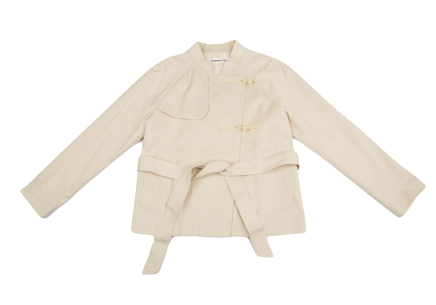 VIVIENNE TAMヴィヴィアンタム　スプリングコート　チャイナボタン　S VIVIENNE TAMヴィヴィアンタム スプリングコート チャイナボタン