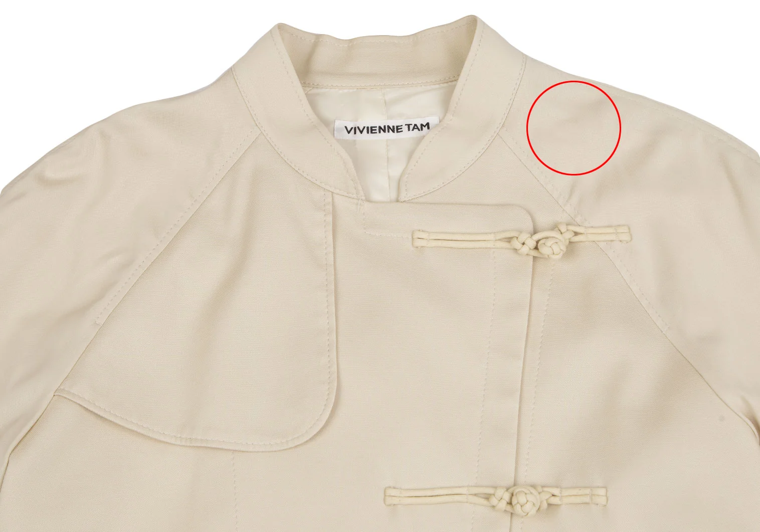 【RT-2233978571さま専用】 ヴィヴィアンタム チャイナボタン　コート ヴィヴィアンタムVIVIENNE TAM チャイナボタンショートトレンチ