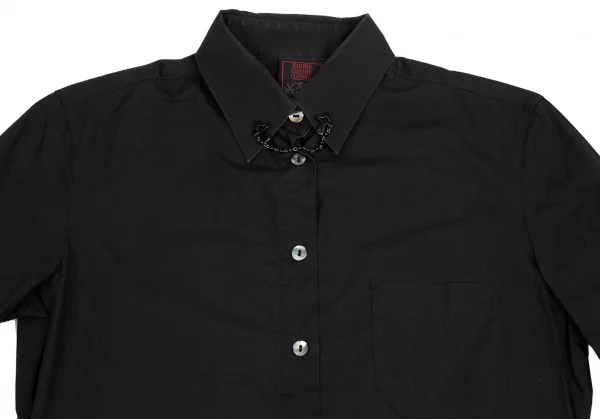 Jean-Paul GAULTIER CLASSIQUE Cross Collar Chain Shirt K-127565_003