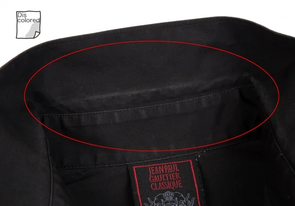 Jean-Paul GAULTIER CLASSIQUE Cross Collar Chain Shirt K-127565_006