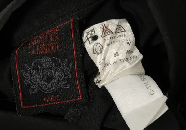 Jean-Paul GAULTIER CLASSIQUE Cross Collar Chain Shirt K-127565_020