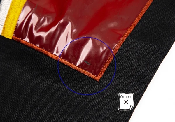 ジャンポールゴルチエ オムJean Paul GAULTIER HOMME ポリウレタン刺繍貼り付けパンツ 黒茶44 K-127570_010