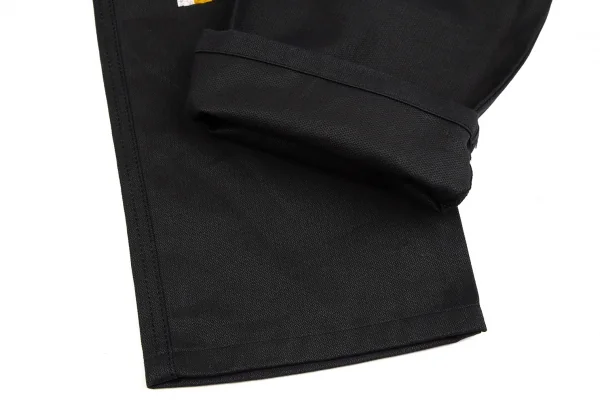 ジャンポールゴルチエ オムJean Paul GAULTIER HOMME ポリウレタン刺繍貼り付けパンツ 黒茶44 K-127570_012