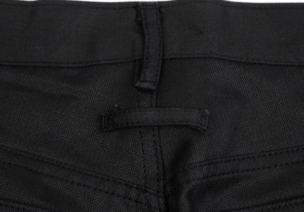 ジャンポールゴルチエ オムJean Paul GAULTIER HOMME ポリウレタン刺繍貼り付けパンツ 黒茶44 K-127570_015