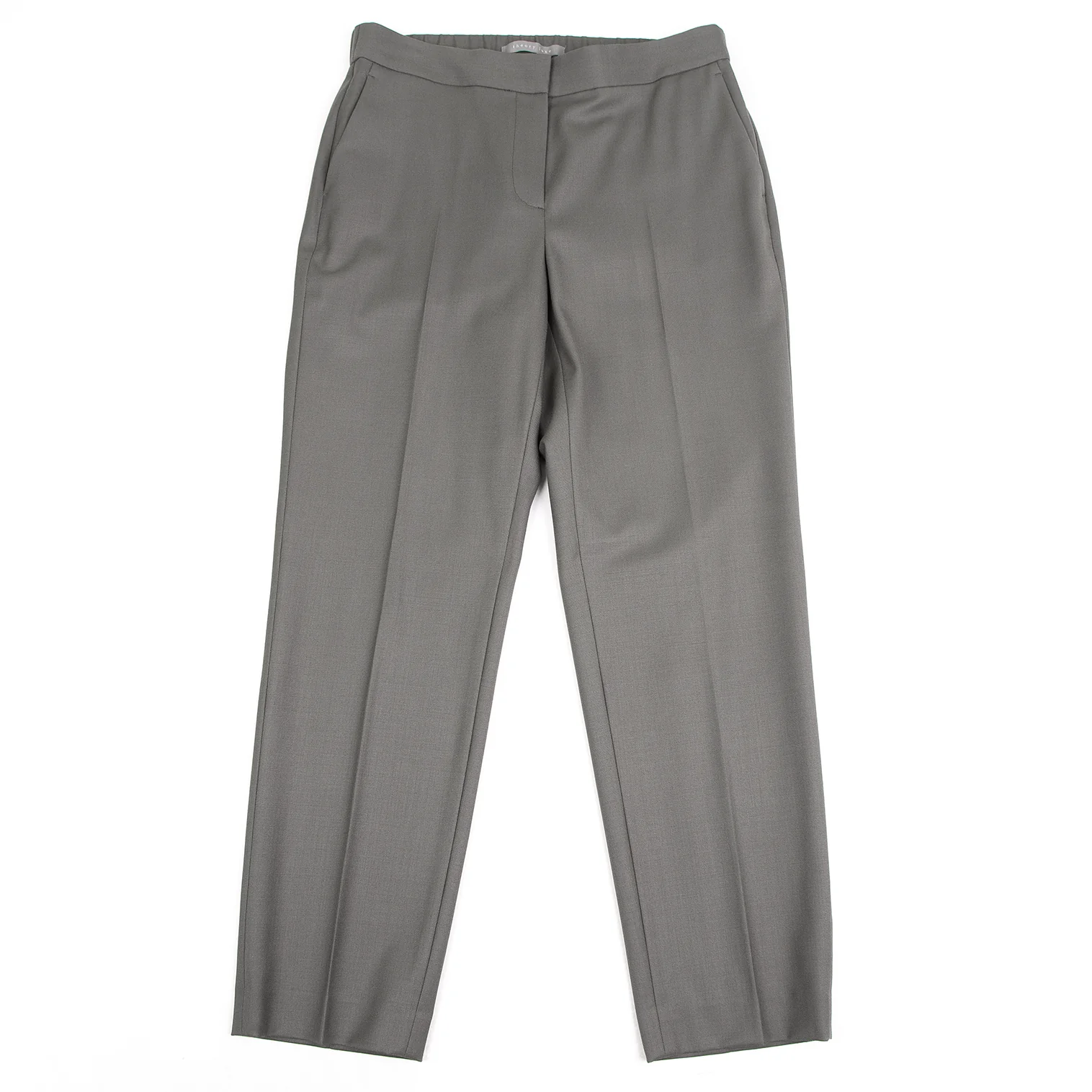 極美品☆Theoryセオリー☆SAXONYテーパードクロップドパンツ☆2サイズ New Saxony Light Carol 2 | Theory luxe[セオリーリュクス]公式