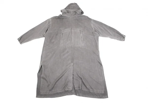 Y's Printed Hoodie Zipper Coat K-127589_002